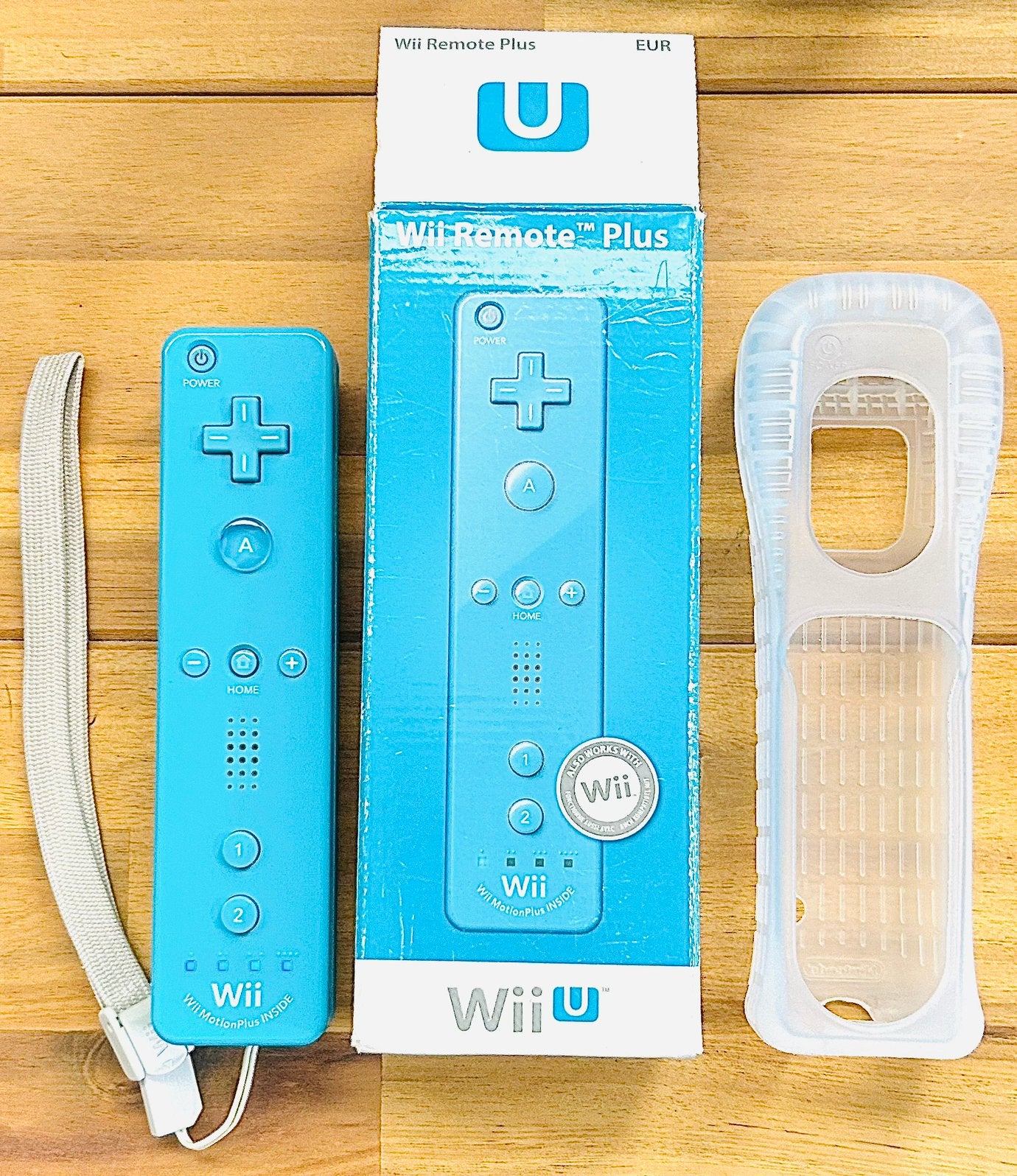 Wii/Wii U Motion plus Controller, Ophalen of Verzenden, Zo goed als nieuw, Draadloos, Wii-mote of Nunchuck