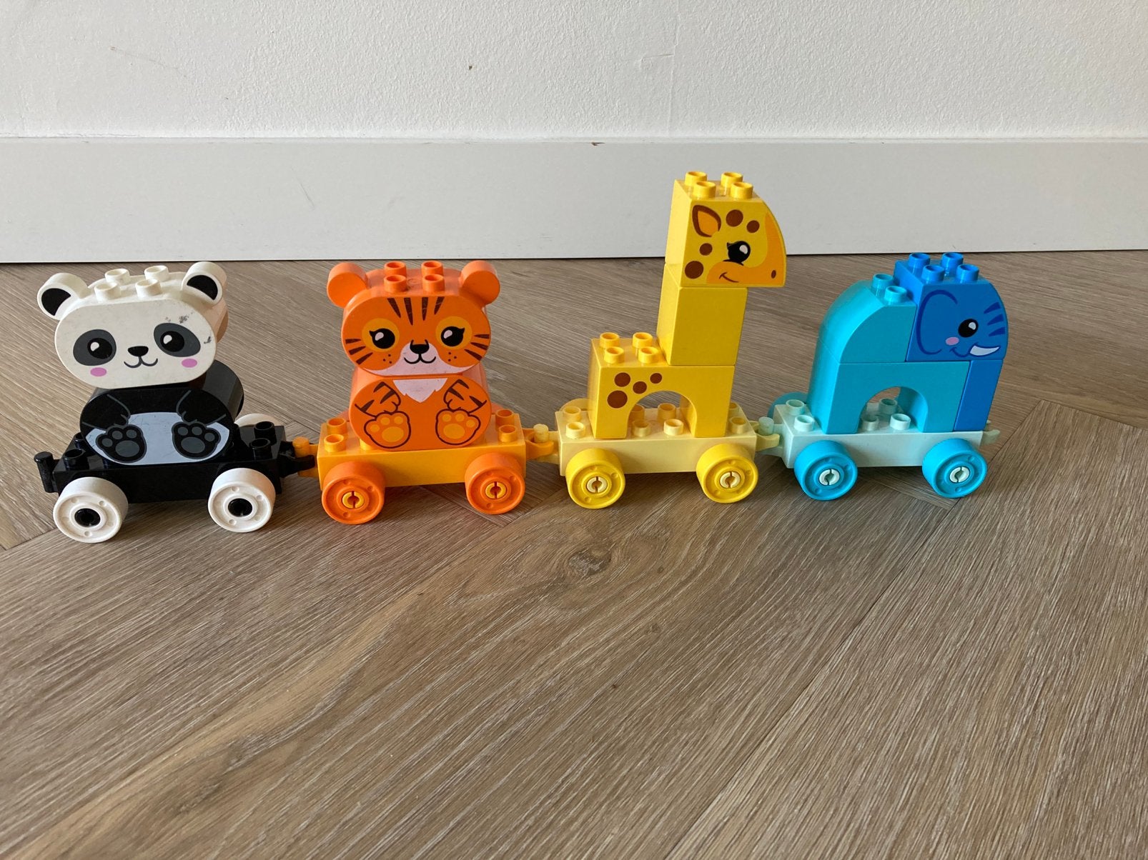 Duplo dierentrein, Ophalen, Gebruikt