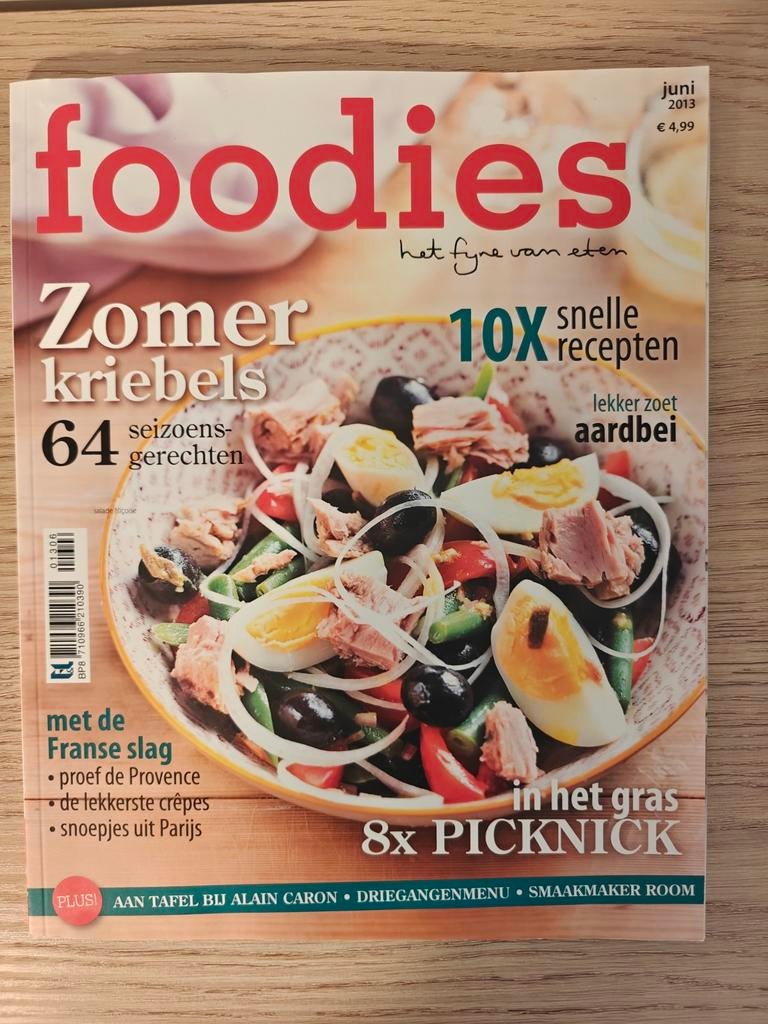 Foodies Magazine Juni 2013 - Gratis af te halen, Boeken, Tijdschriften en Kranten, Gelezen, Overige typen, Ophalen