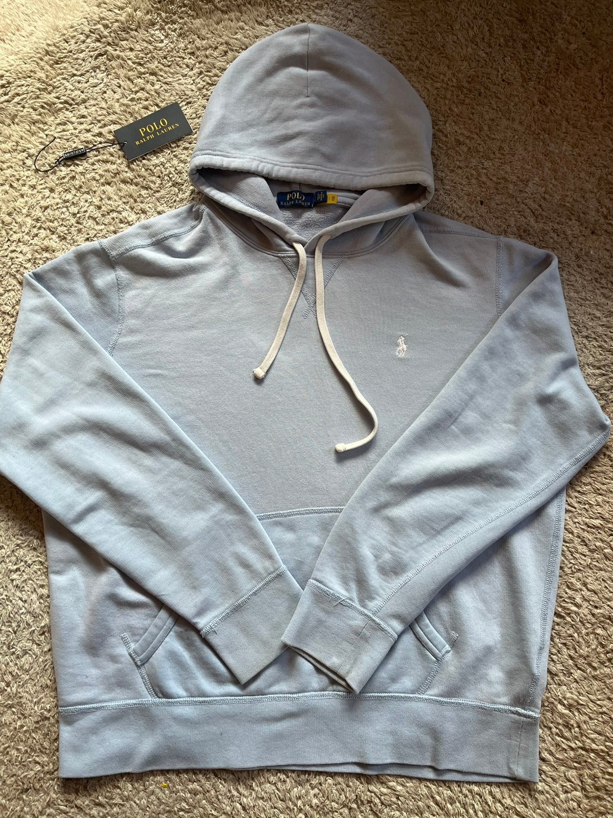 Ralph lauren trui, Ophalen of Verzenden, Zo goed als nieuw, Maat 52/54 (L), Blauw