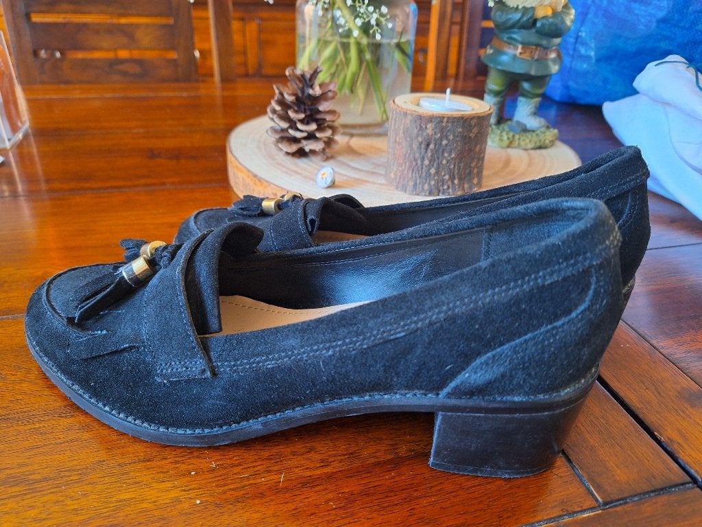 Kurt Geiger Carvela schoen loafers bijna nieuw mt 40 zwart, Kleding | Dames, Schoenen met lage hakken, Verzenden, Zwart, Zo goed als nieuw