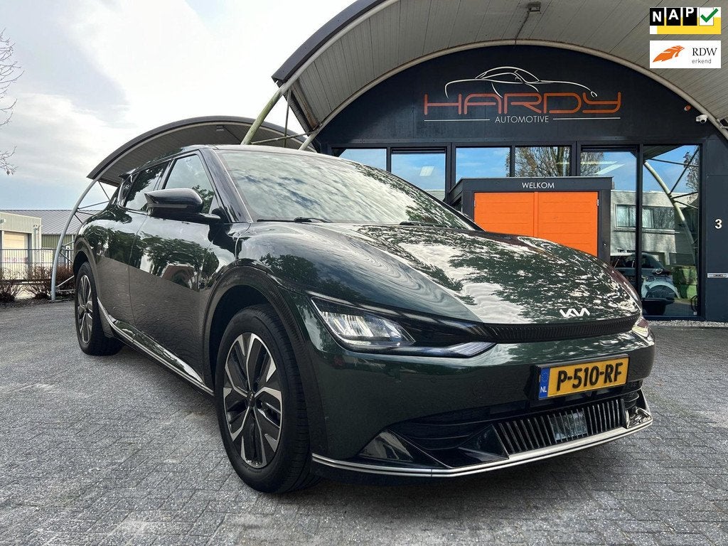 Kia EV6 Plus 77.4 kWh SOH 100% Trekhaak 1e EIG NL-Auto Rijkl, Auto's, Kia, Automaat, 228 pk, Achterwielaandrijving, Gebruikt