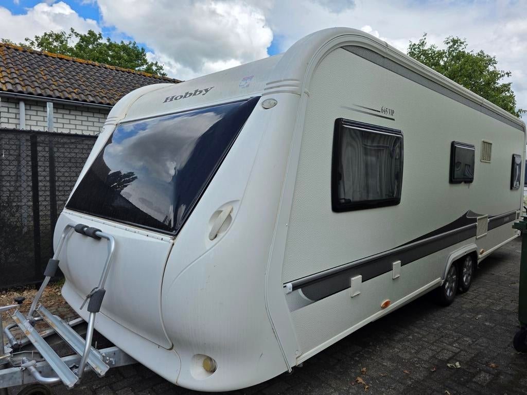 Hobby caravan, Caravans en Kamperen, Vast bed, Luifel, Rondzit, Hobby