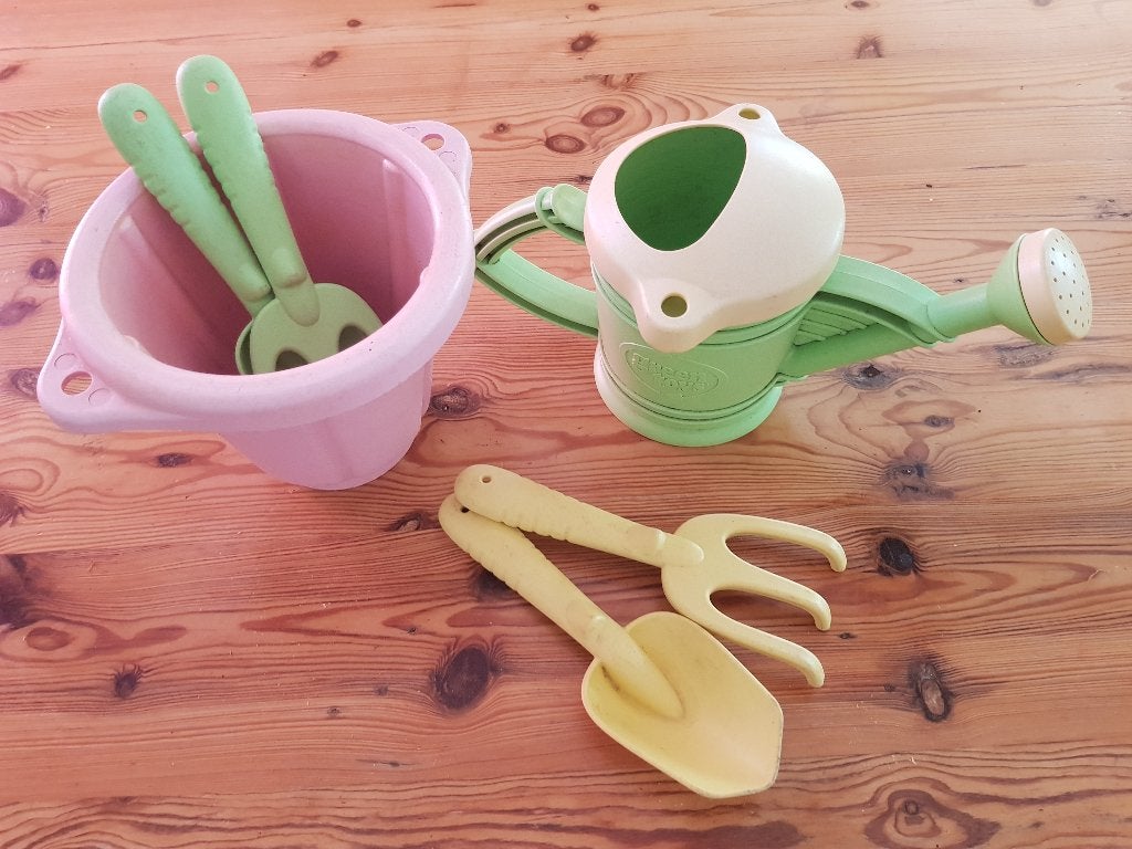 Greentoys emmer en gieter, Ophalen, Gebruikt