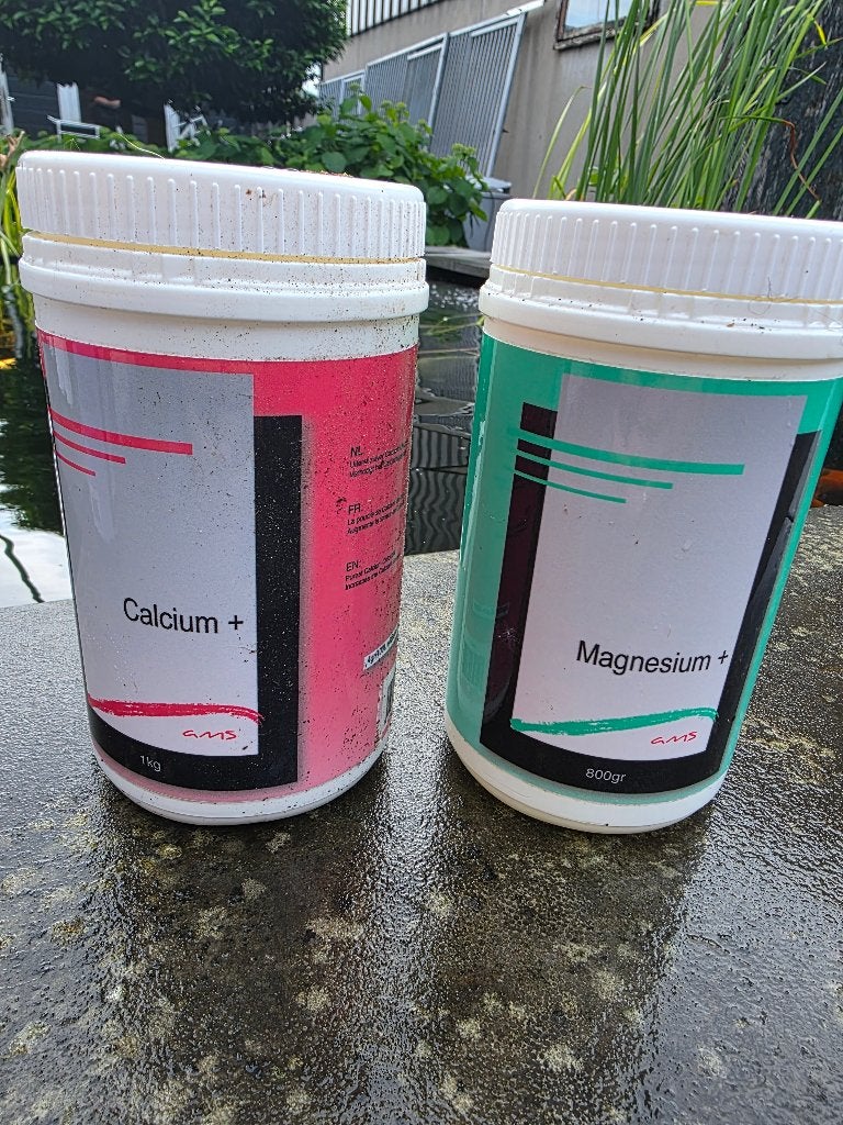 Twee potten AMS Calcium+ & Magnesium+, Ophalen of Verzenden, Gebruikt, Overige typen, Overige merken
