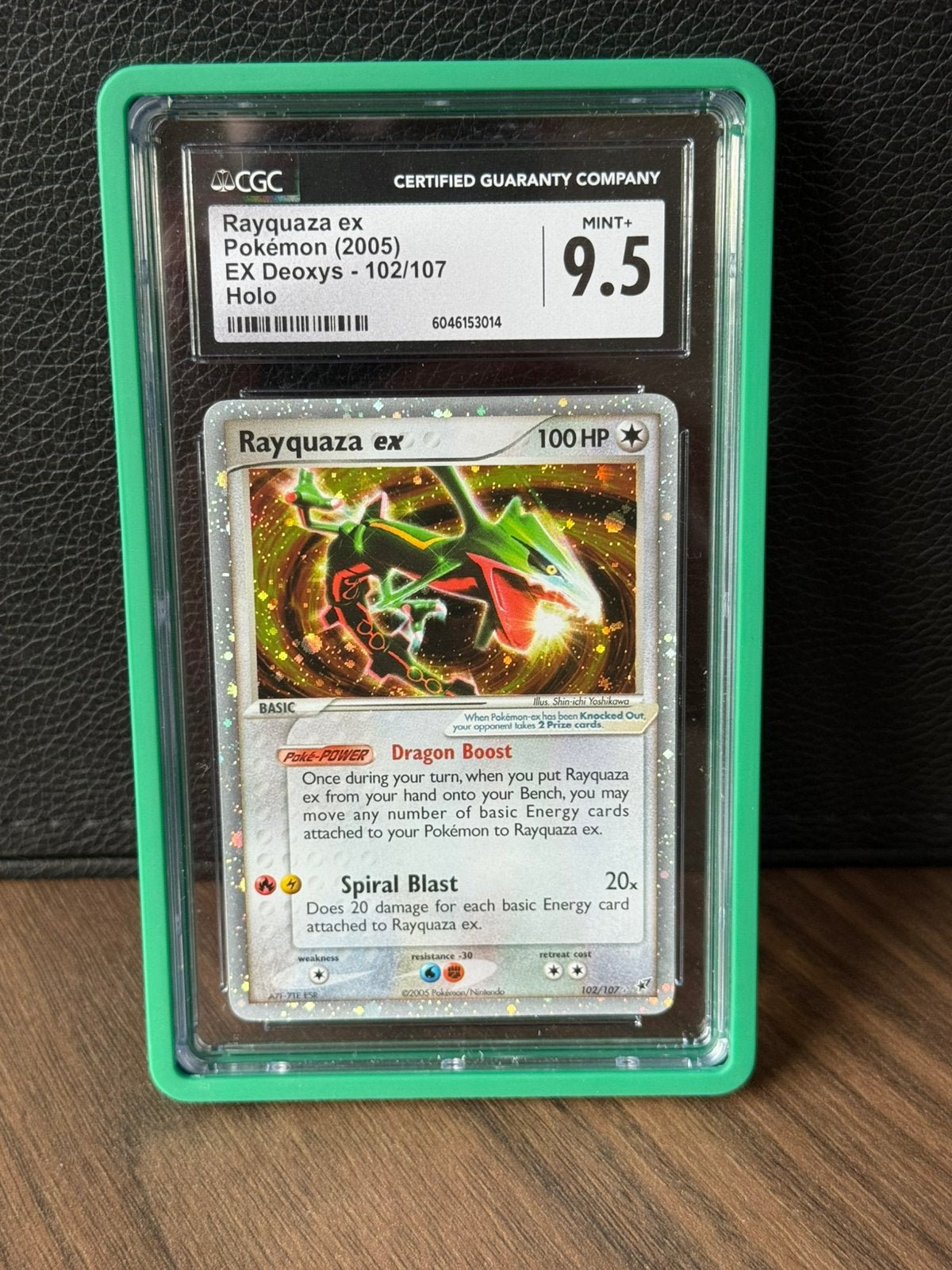 Rayquaza ex holo Deoxys Mint Grade 9.5 Cgc Pokemon kaart, Hobby en Vrije tijd, Verzamelkaartspellen | Pokémon, Ophalen, Zo goed als nieuw