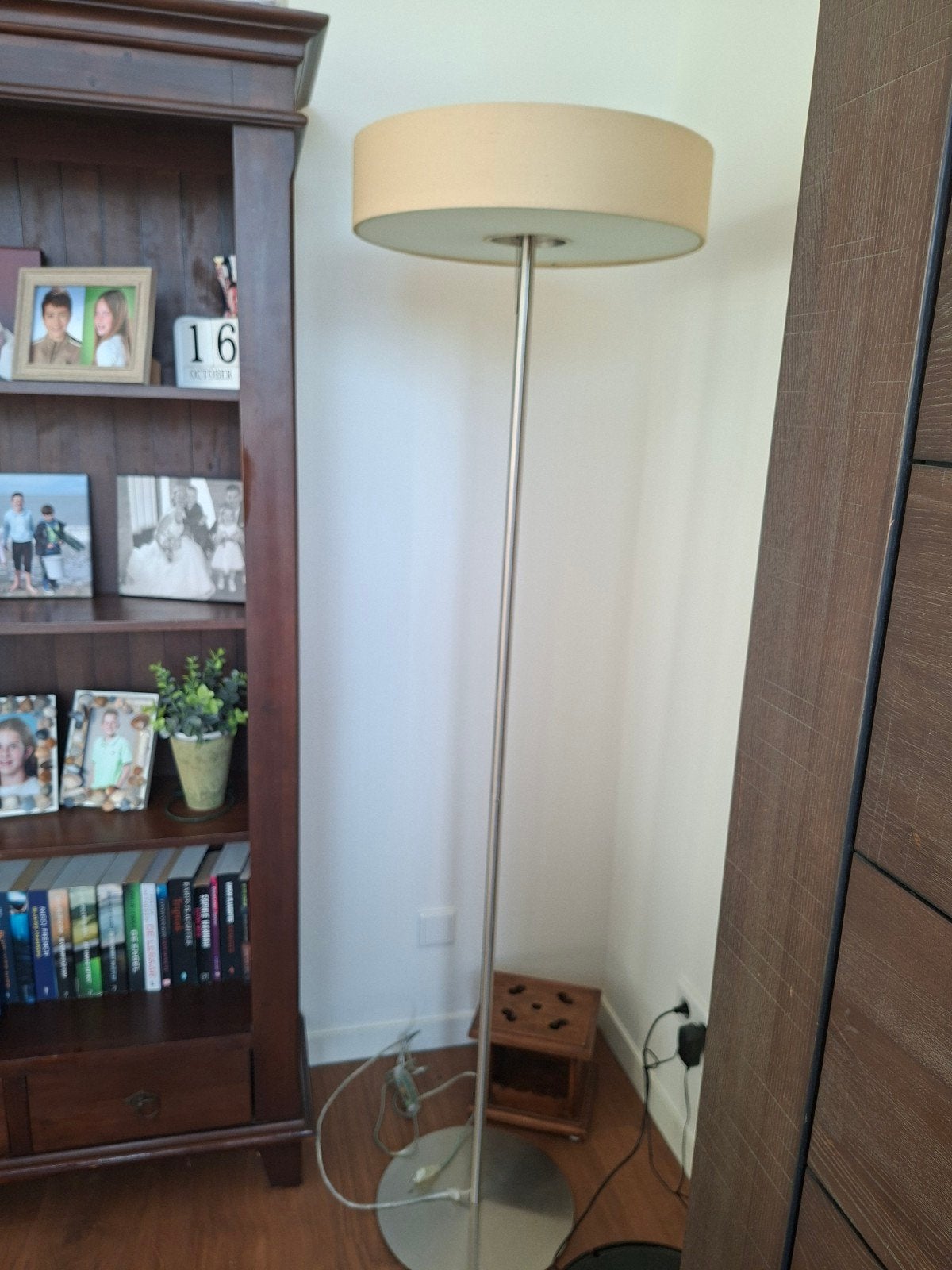moderne staande lamp, Ophalen of Verzenden, Zo goed als nieuw, Glas, 150 tot 200 cm