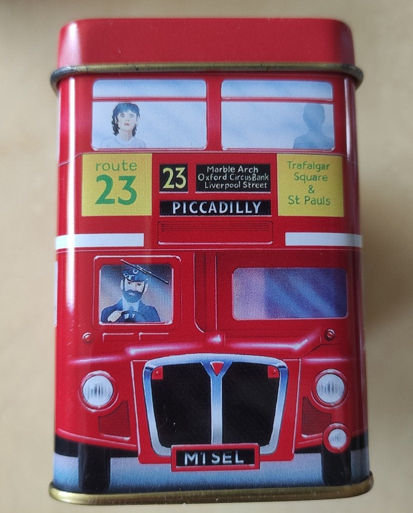 LONDON bus  23 Piccadilly blik Bentley's Royal toffees, Verzamelen, Ophalen of Verzenden, Zo goed als nieuw, Overige, Overige merken