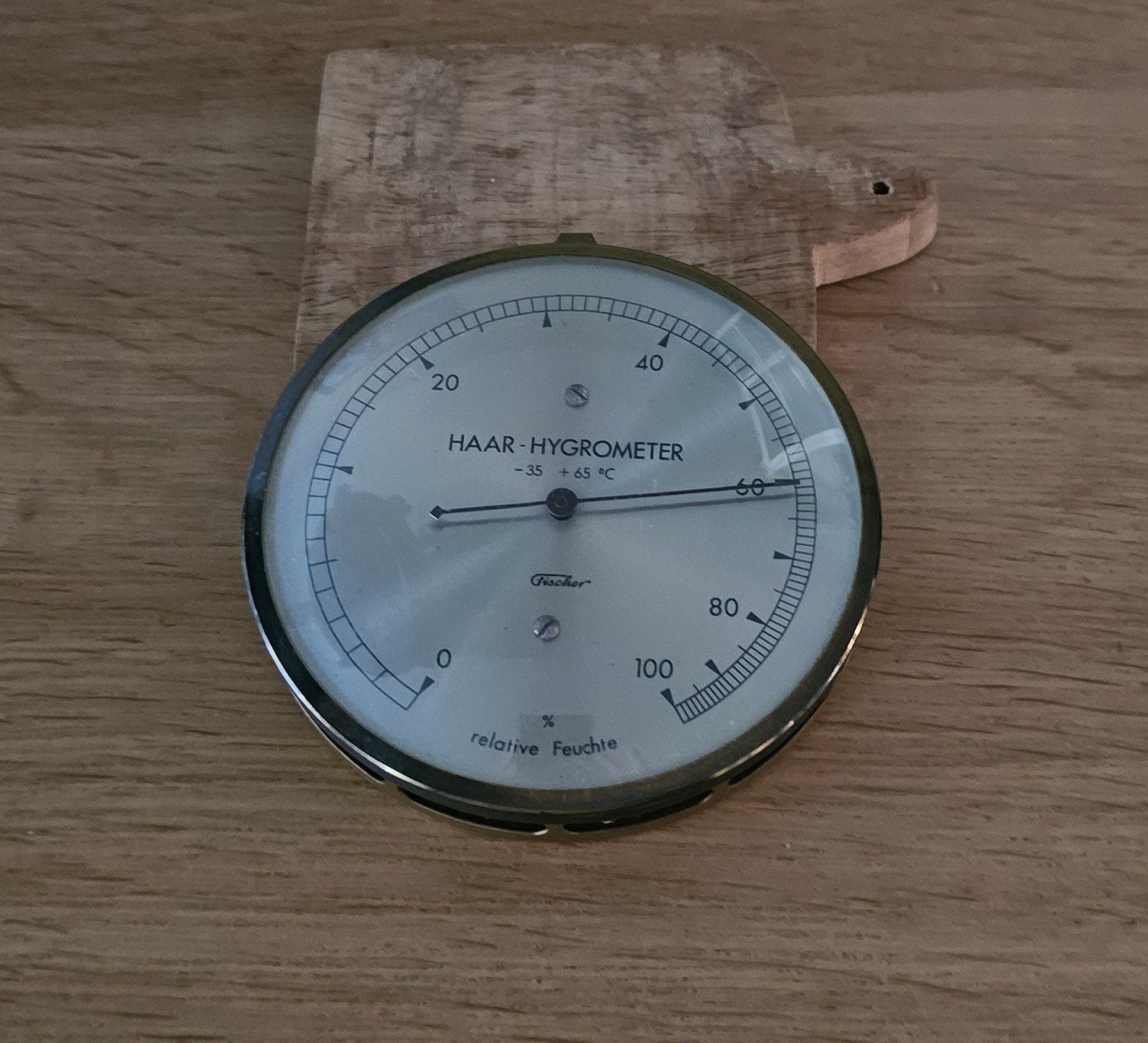 Vintage Fischer Haar-Hygrometer -35 +65 C, Ophalen of Verzenden, Zo goed als nieuw