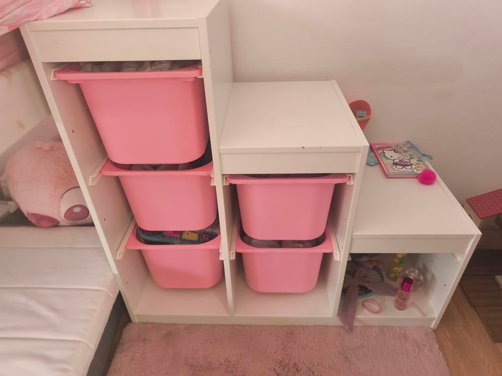 IKEA Trofast opbergkast met roze bakken, Ophalen of Verzenden