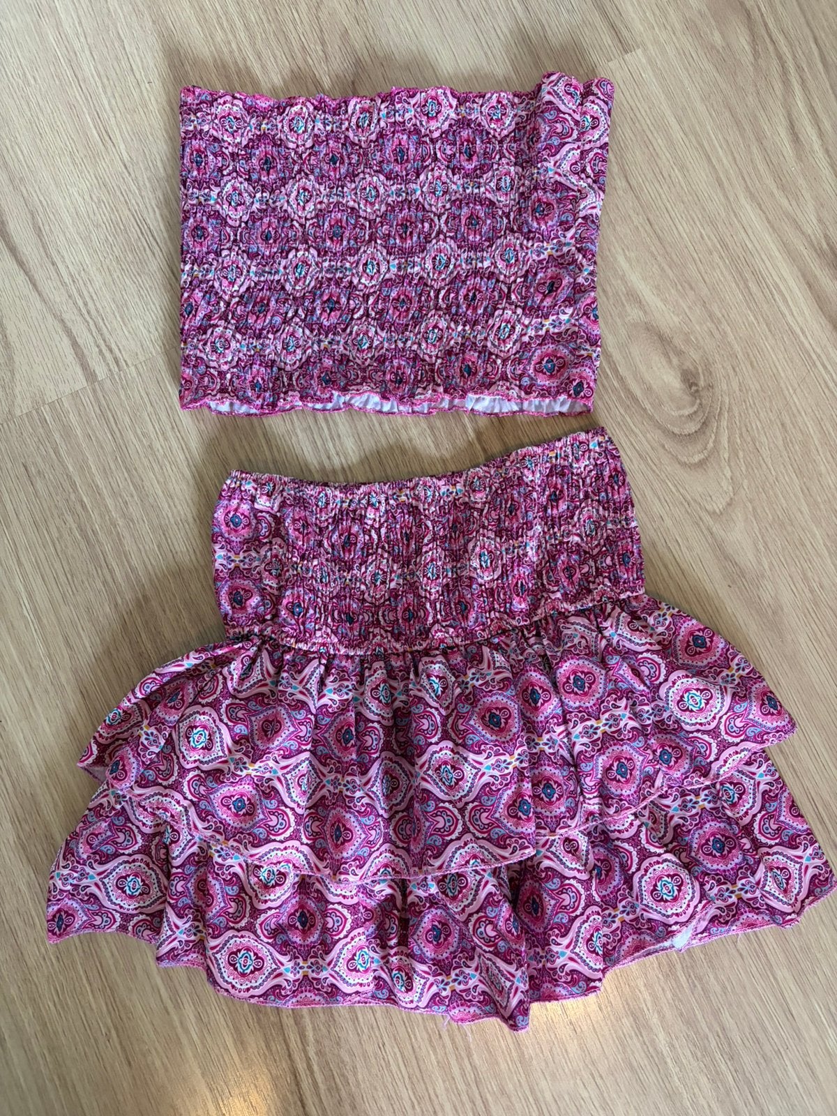 Fashiontiger setje rokje en topje maatje xs, Ophalen of Verzenden, Zo goed als nieuw, Meisje, Setje