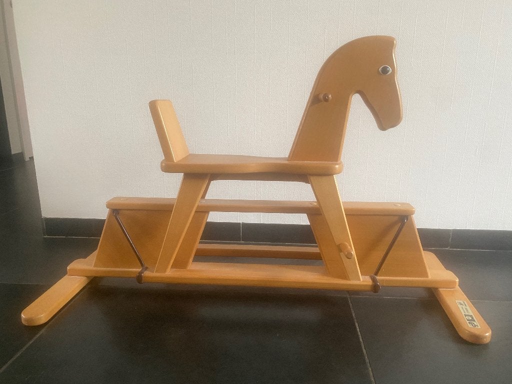 schommelpaard, Ophalen, Gebruikt