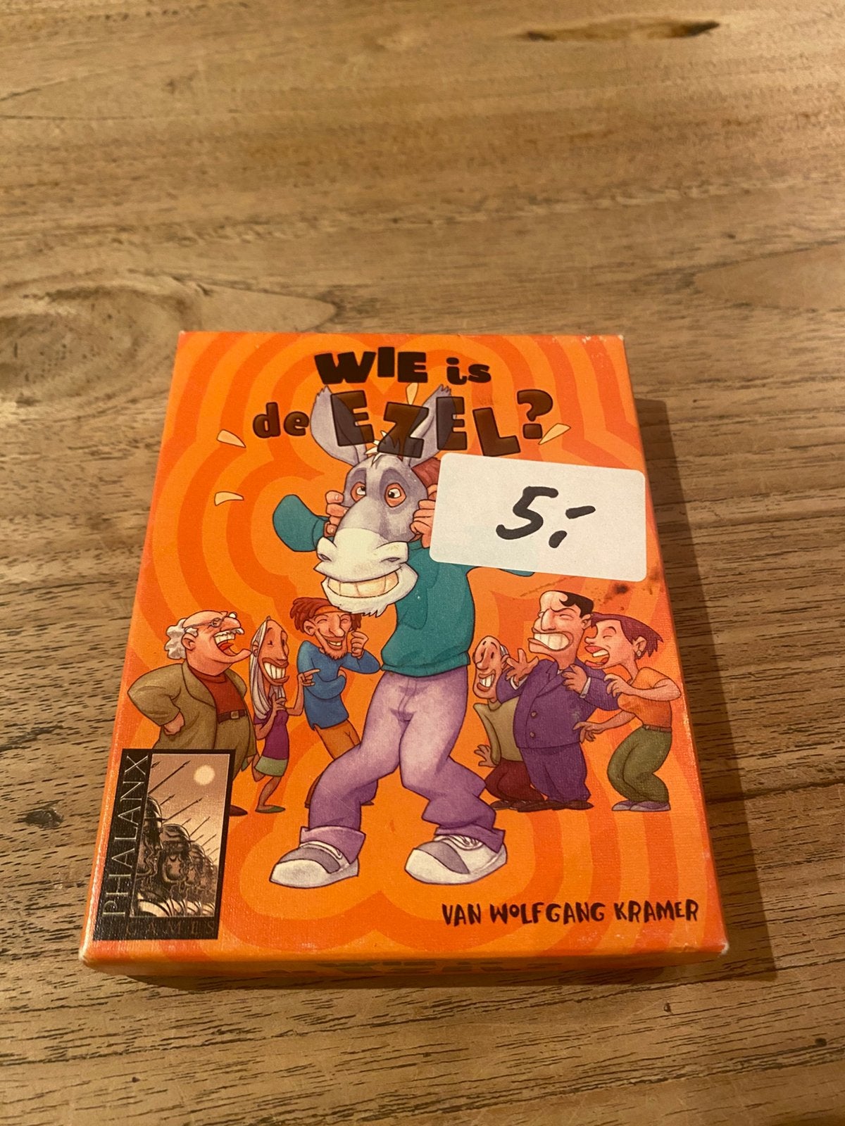Phalanx games Wie is de ezel?, zgan, Ophalen of Verzenden, Zo goed als nieuw