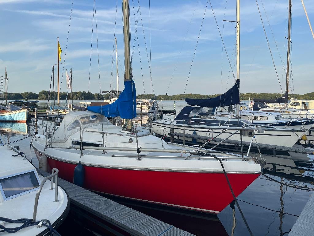 Contest 25 – Klassiek zeiljacht | 7,60m, Watersport en Boten, Gebruikt, Diesel, Ophalen of Verzenden, Tourjacht of Cruiser