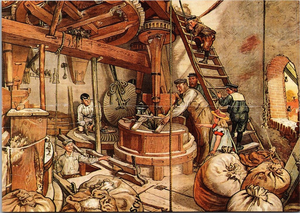De Molen | Ansichtkaart Cornelis Jetses (7x), Verzenden, 1920 tot 1940, Ongelopen, Ambachten of Beroep