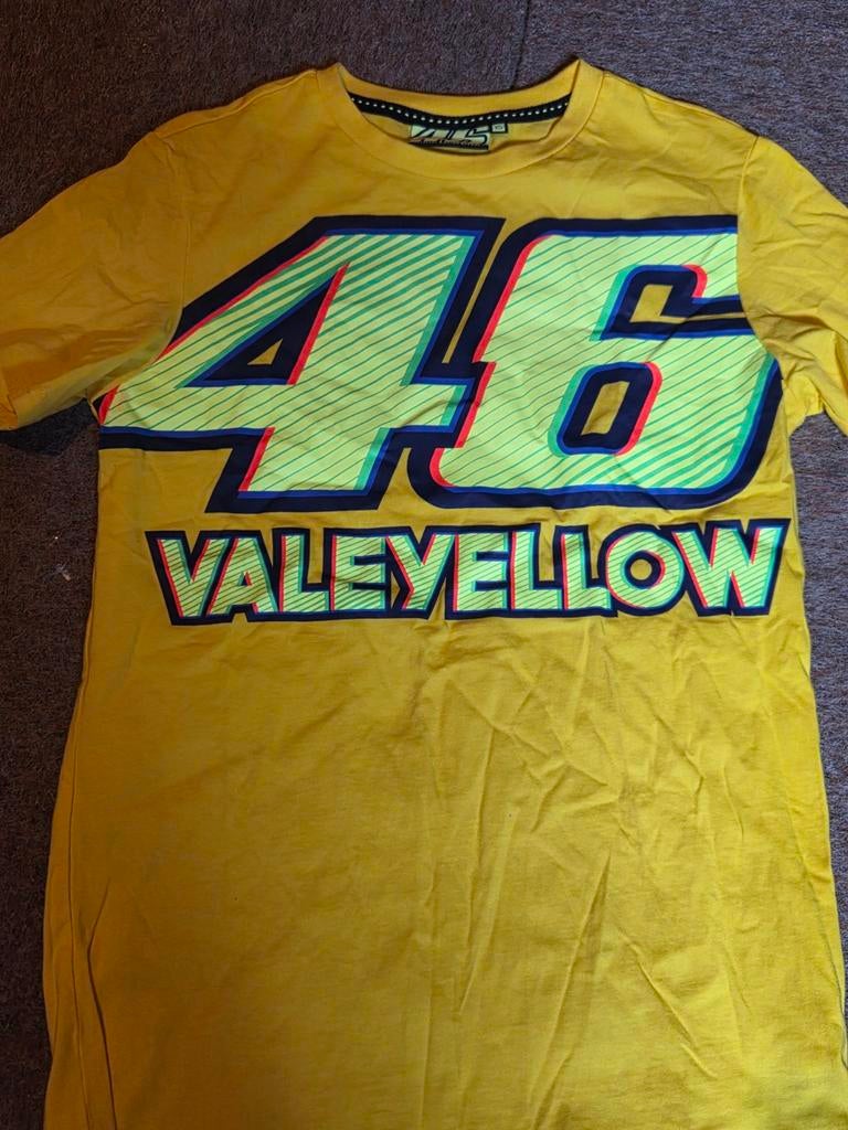 Valentino Rossi  shirt - Geel - Maat xs, Maat 38/40 (M), Geel, Ophalen of Verzenden, Zo goed als nieuw