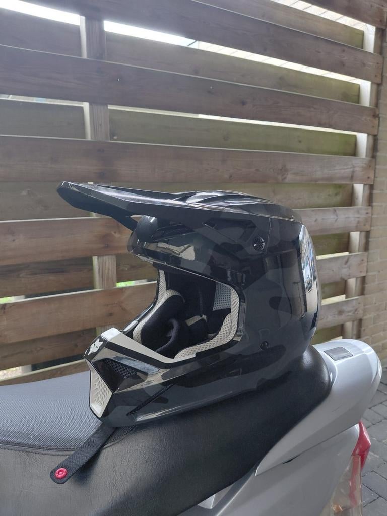 Fox v1 helm met 100% bril maat L, Overige merken, Offroadhelm, Kinderen, Ophalen of Verzenden