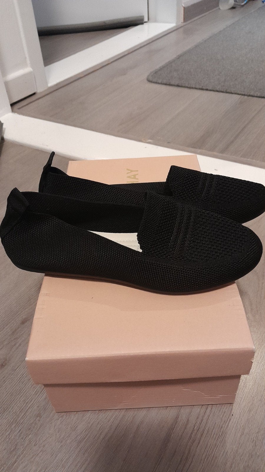 Nieuwe zwarte ballerina's, maat 36, Zwart, Nieuw, Ballerina's, Ophalen of Verzenden