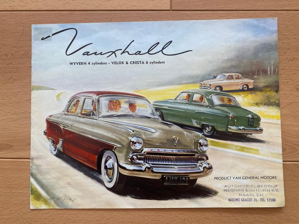 Vauxhall Wyvern - Velox - Cresta - Folder - Brochure, Gelezen, Vauxhall, Ophalen of Verzenden, Overige merken