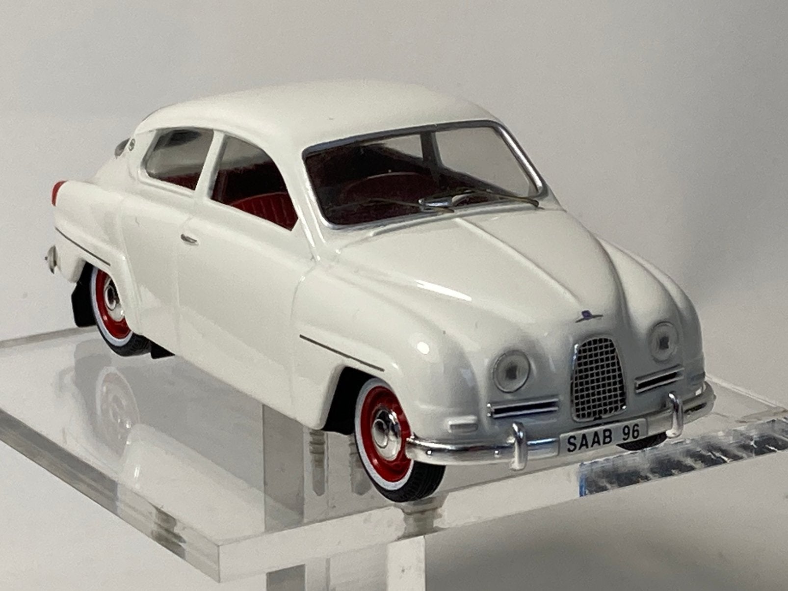 Saab 96 Polar wit 1961, Ophalen of Verzenden, Zo goed als nieuw, Auto, Overige merken