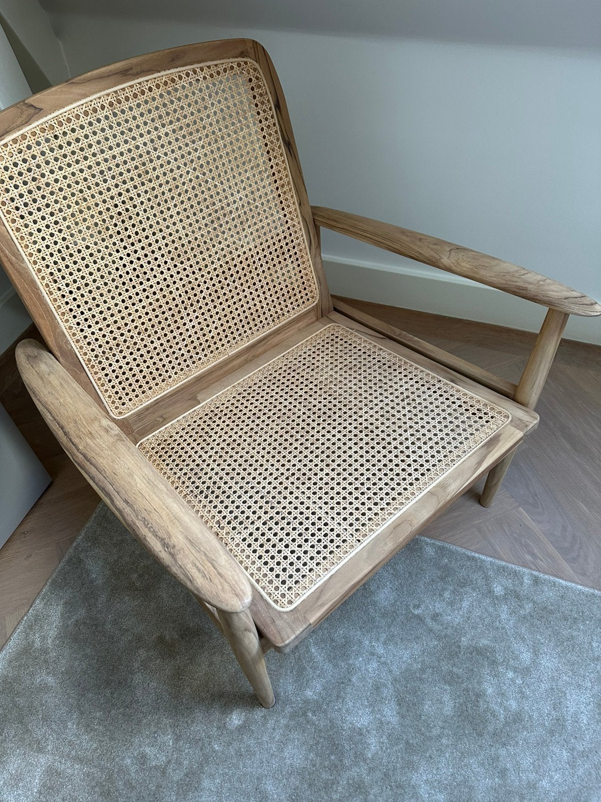 Zara home fauteuil teakhout, Ophalen, Minder dan 75 cm, Nieuw, 50 tot 75 cm