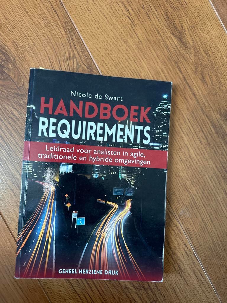 Handboek Requirements - Nicole de Swart, Ophalen, Gamma, Gelezen, HBO
