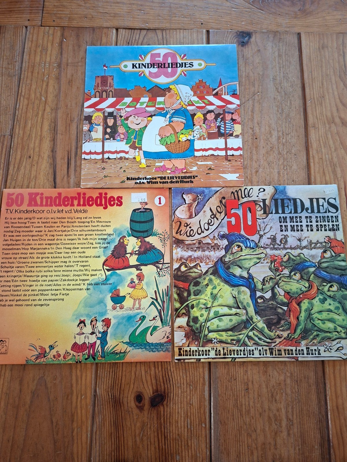 50 Kinderliedjes - 3 LP's (De Lieve Liedjes, TV Kinderkoor), Ophalen of Verzenden, Gebruikt, Muziek, 6 tot 9 jaar