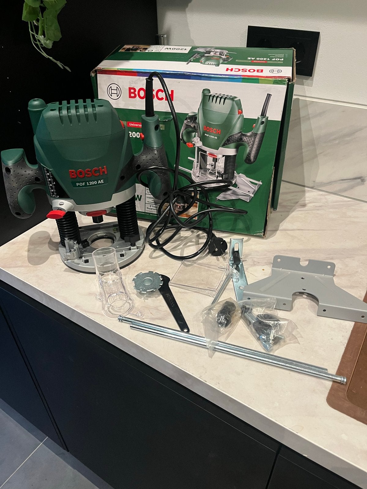 Bosch Bovenfrees POF 1200 AE - Zo goed als nieuw, -, -, Ophalen of Verzenden, Zo goed als nieuw