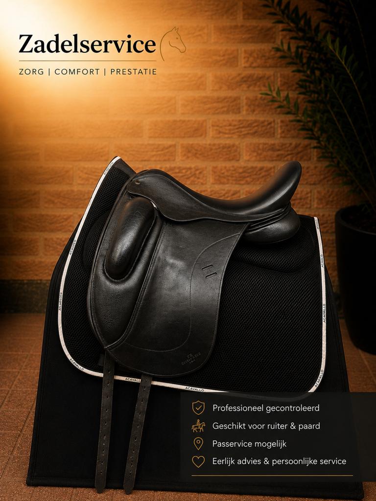 Empire Maratha 17,5 inch - Passervice mogelijk, Dieren en Toebehoren, Paarden en Pony's | Zadels, Zo goed als nieuw, Dressuur