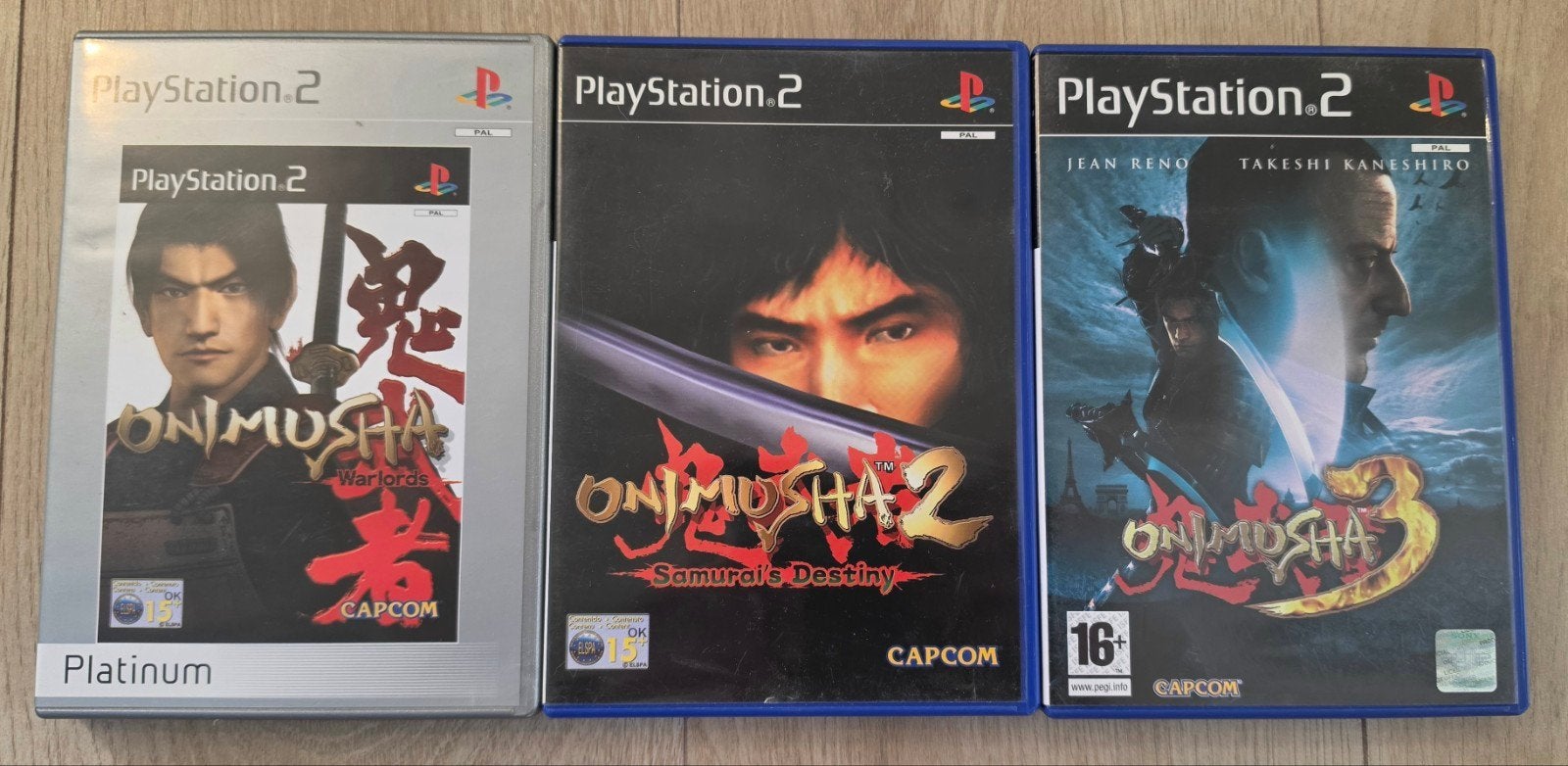 Onimusha 1, 2 & 3 PS2 - Complete set PlayStation, Avontuur en Actie, Verzenden, 1 speler, Zo goed als nieuw