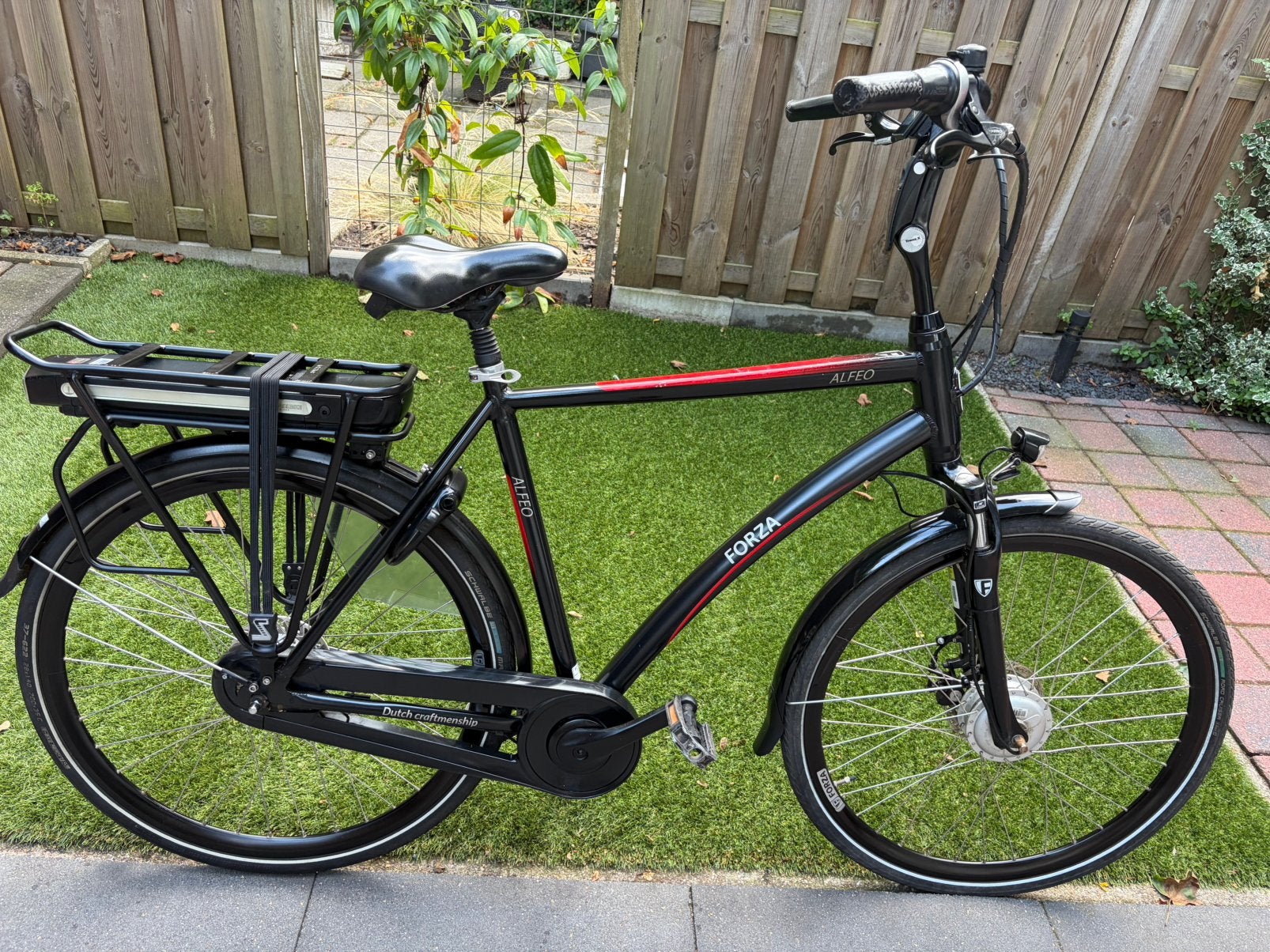 Te koop elektrische herenfiets forza, Versnellingen, 56 cm of meer, Zo goed als nieuw, Ophalen