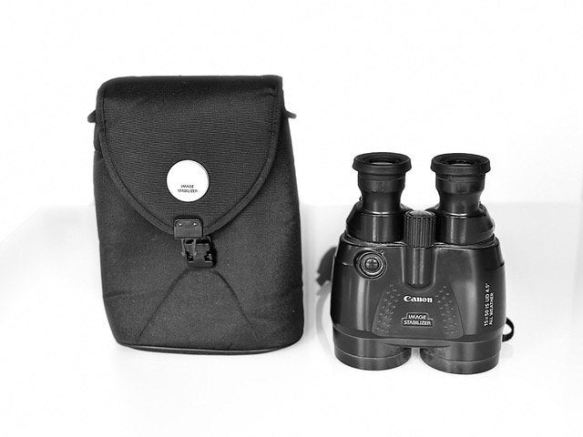 Verrekijker Canon 15x50 IS UD 4.5, Ophalen of Verzenden, Zo goed als nieuw, Met hoes of tas, 12 tot 20x