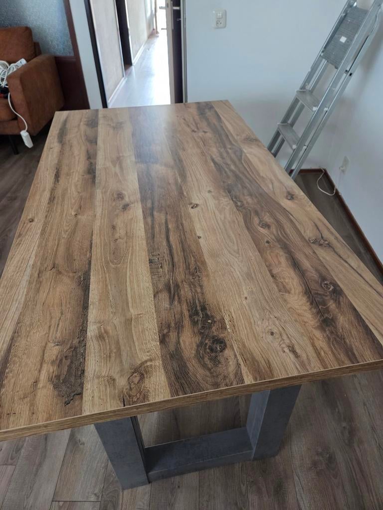Eettafel, Huis en Inrichting, Tafels | Eettafels, Ophalen, Gebruikt, 50 tot 100 cm, 150 tot 200 cm