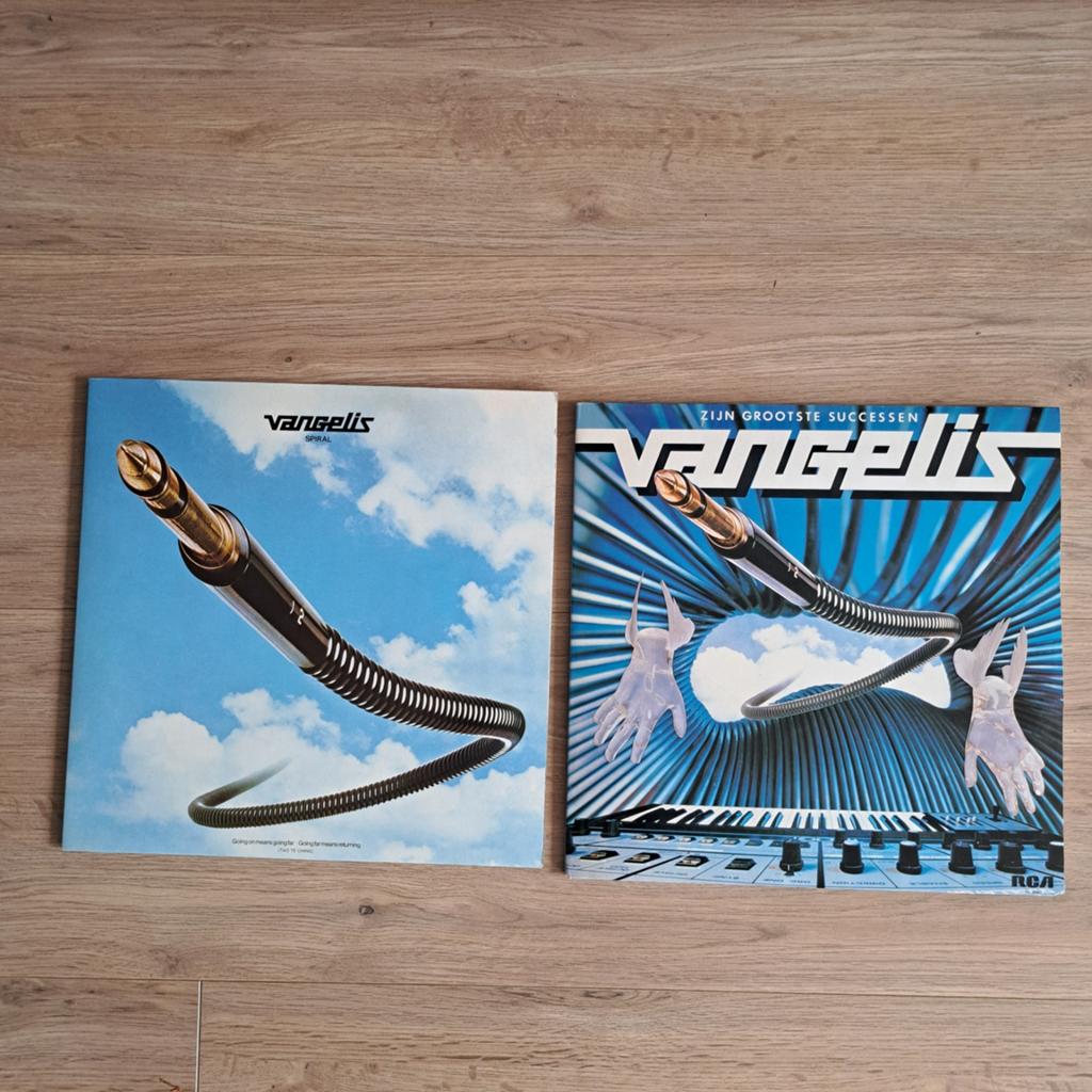 2 LP's van Vangelis: Spiral en Zijn Grootste Successen, Ophalen of Verzenden, 1980 - 1989, Gebruikt, 12 inch