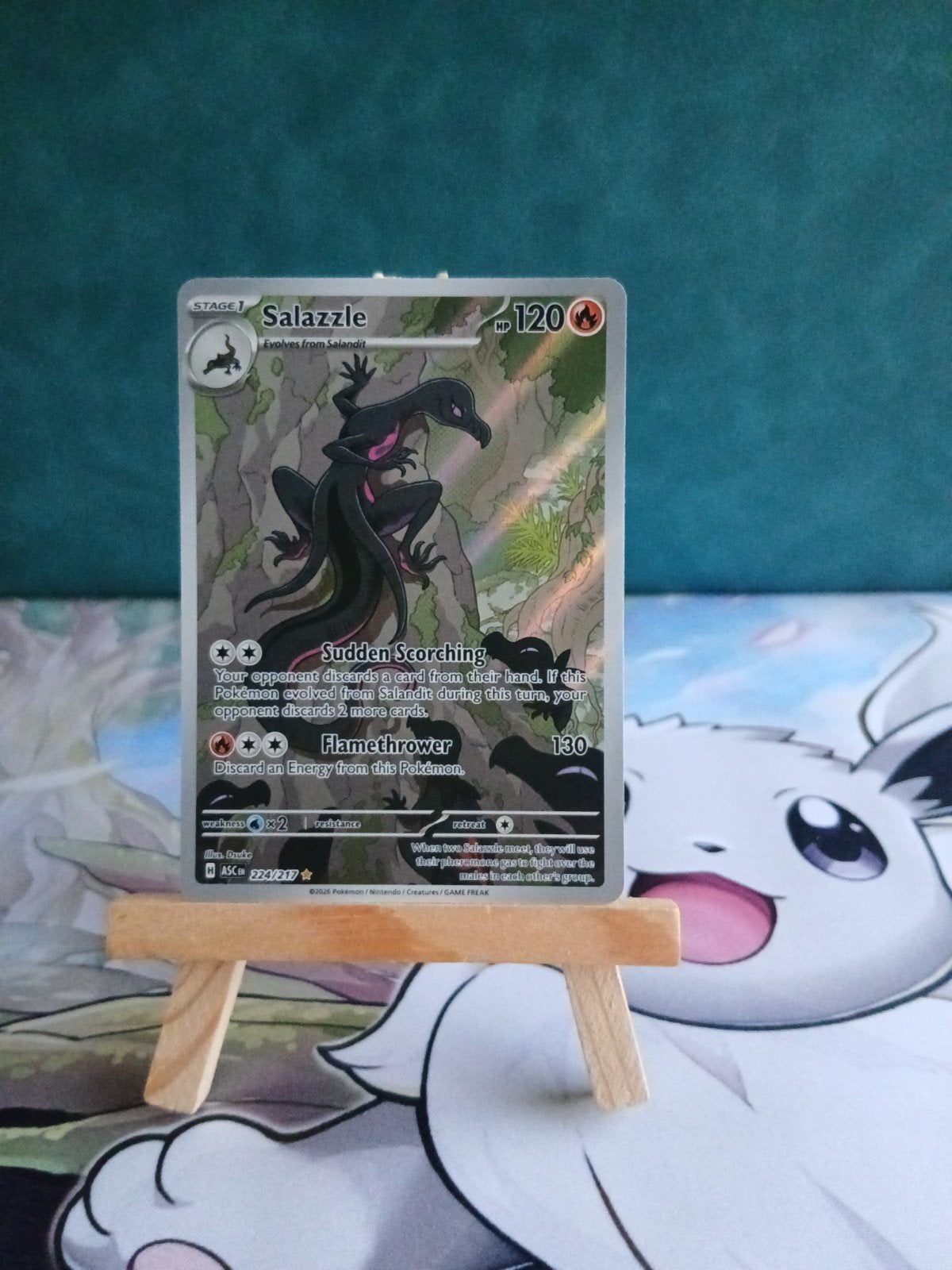 salazzle #224/217 Pokémon Ascended Heroes, Verzenden, Nieuw, Losse kaart, Foil