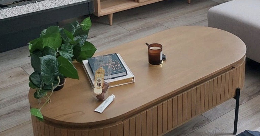 Sklum Analis salontafel – mangohout, Ophalen, Zo goed als nieuw