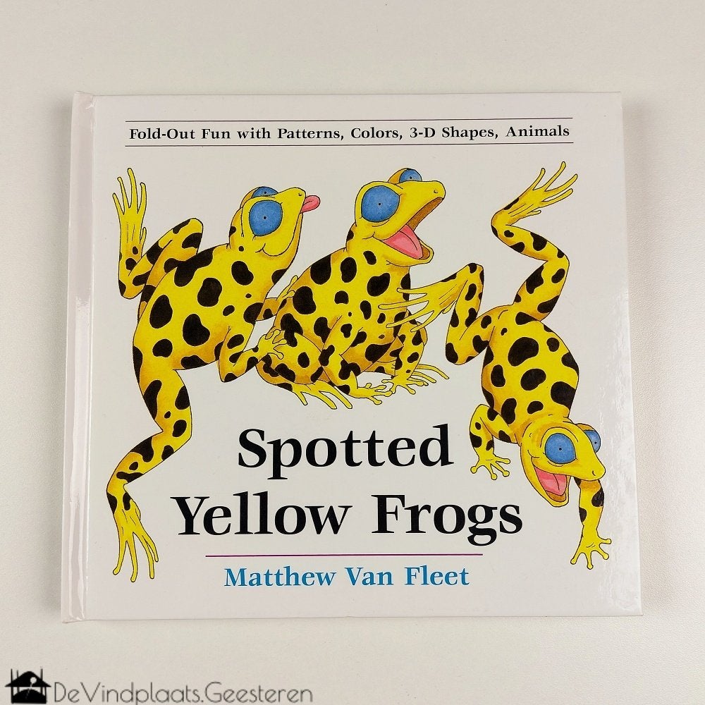 Spotted yellow frogs uitvouwboek, Ophalen of Verzenden, Zo goed als nieuw, Matthew van Fleet, Prentenboek