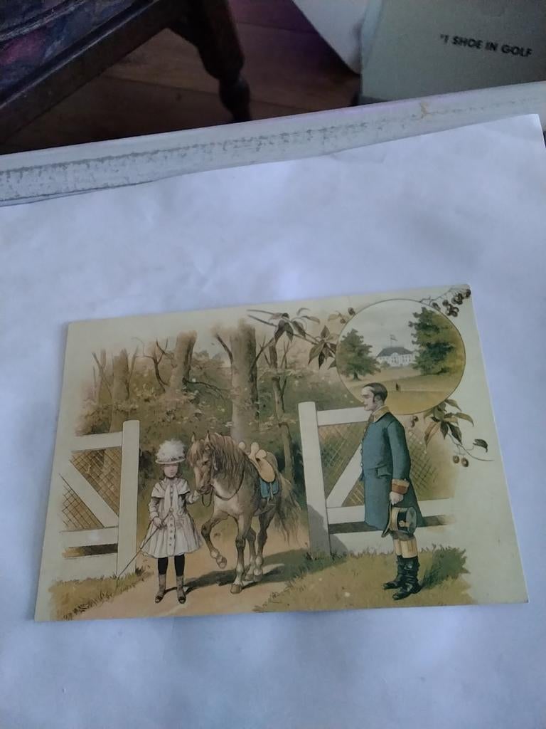 ILLUSTRATIE UIT DE JEUGD VAN  KONINGIN WILHELMINA, Ophalen of Verzenden, Voor 1920