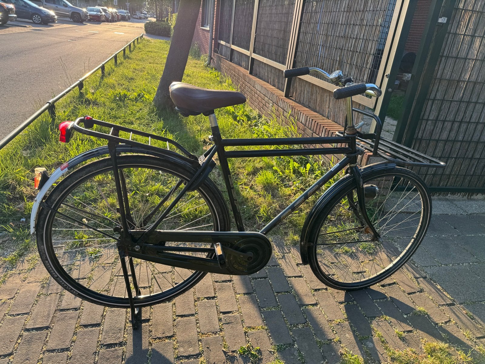 BSP zwarte heren Transportfiets - 28inch, Ophalen of Verzenden, Gebruikt, Overige merken, Versnellingen