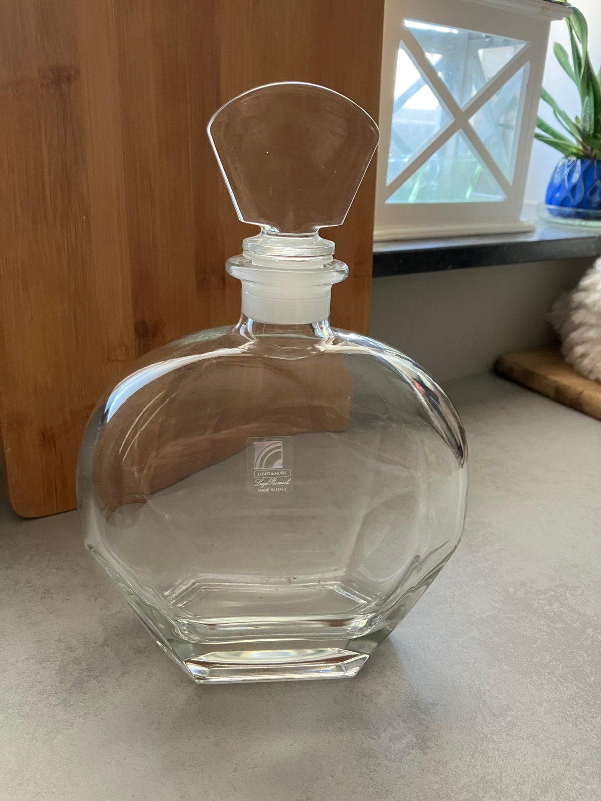 Vintage fles met luchtdichte stop van Luigi Bormioli, Ophalen, Zo goed als nieuw