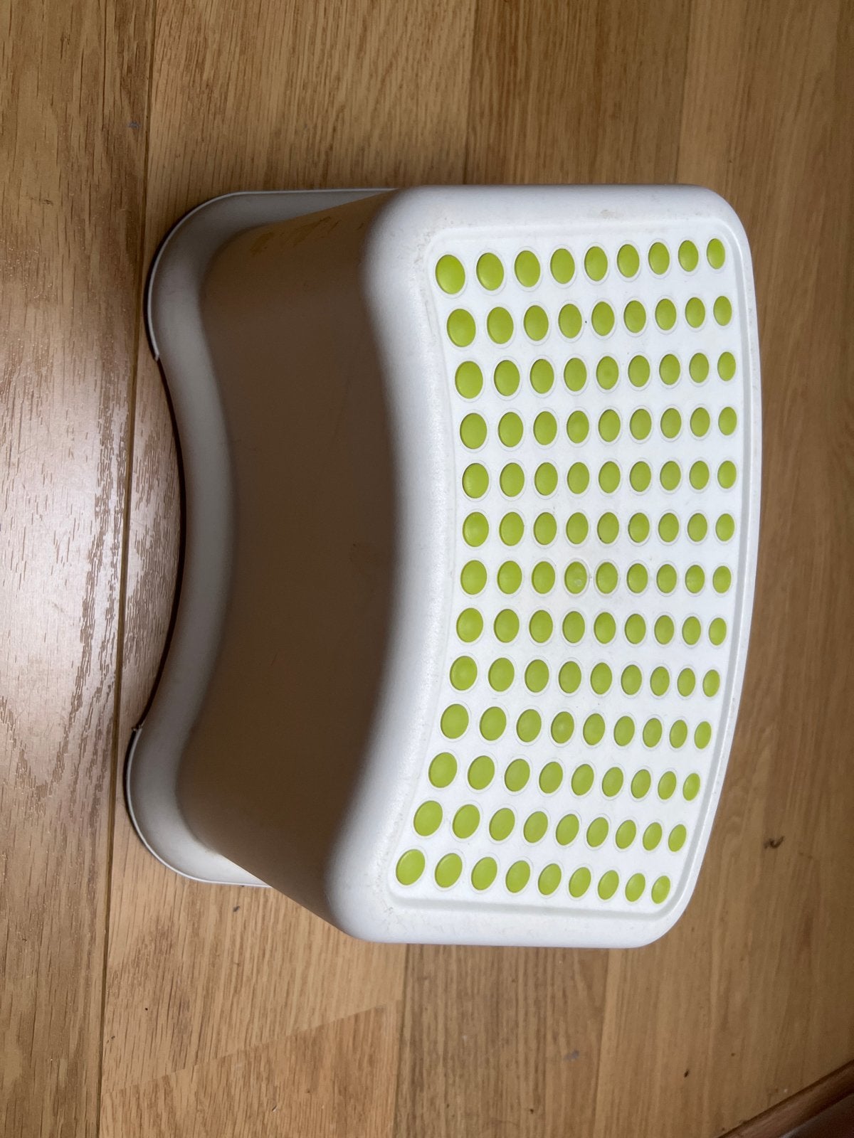 Antislip opstapje voor kinderen - wit/groen, Ophalen, Zo goed als nieuw