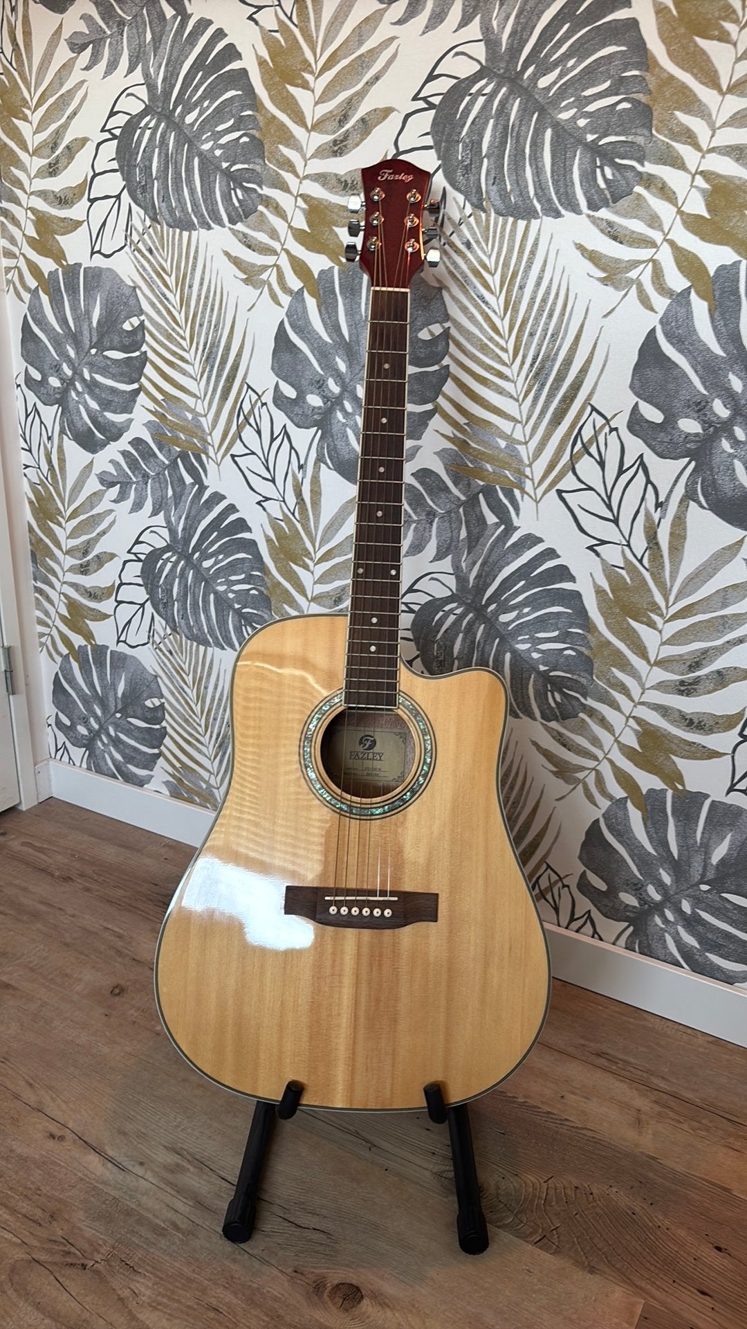 Akoestische gitaar - Fazley FE118CN, Ophalen, Zo goed als nieuw, Western- of Steelstringgitaar