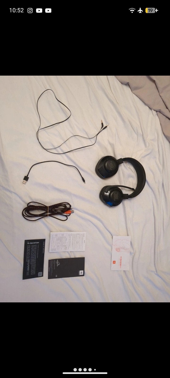 JBL Quantum 400 Gaming Headset - Zwart, Gaming, JBL, Ophalen of Verzenden, Zo goed als nieuw