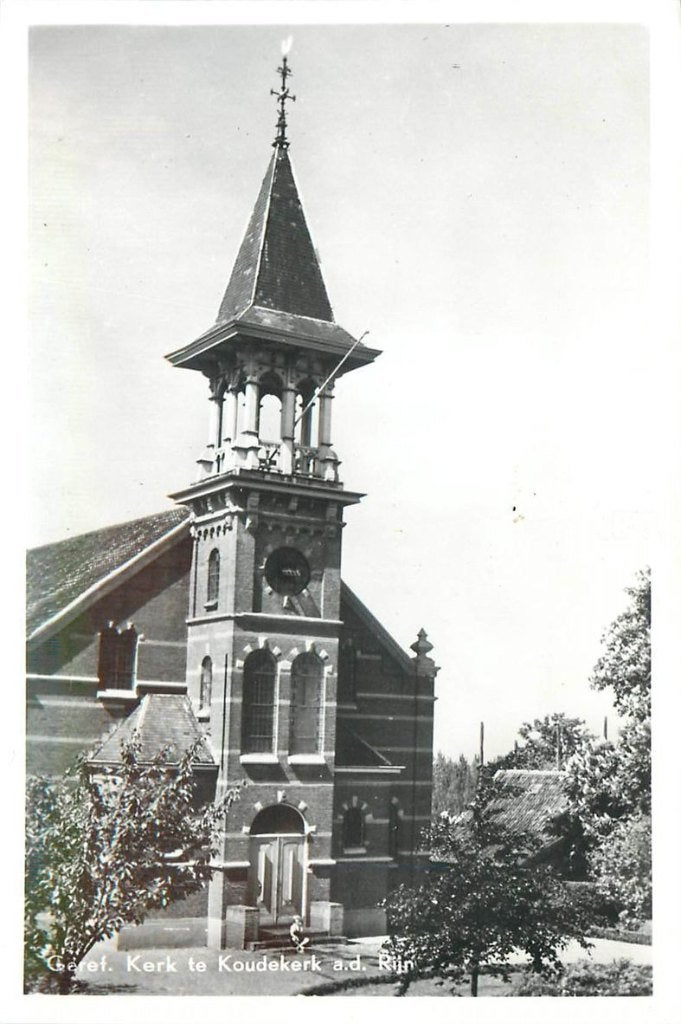 702-062-031 Koudekerk A D Rijn Geref Kerk, Verzenden, Voor 1920, Zeeland