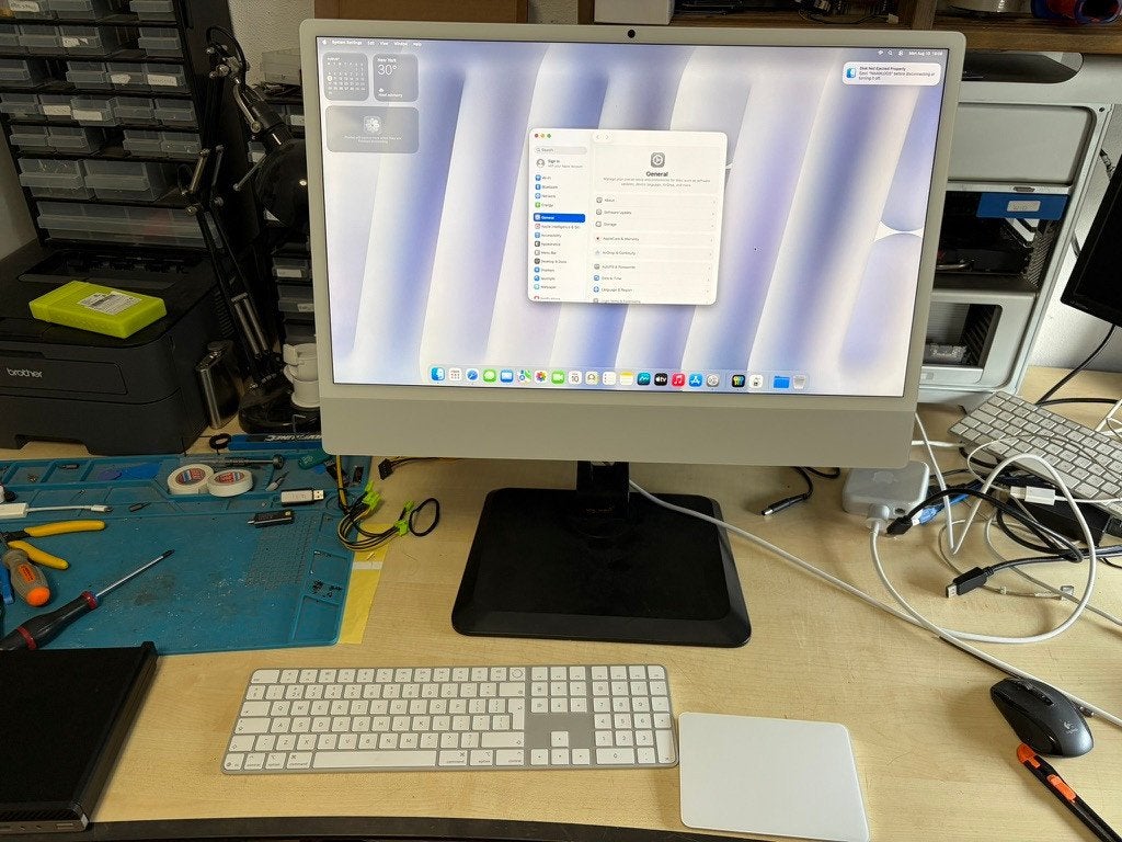 iMac 24-inch, 2024 - Apple M4, 32GB RAM, 2TB, VESA, Computers en Software, Monitoren, IPS, Nieuw, Ophalen of Verzenden, A