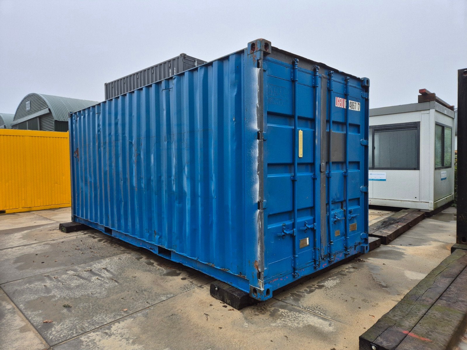 20ft opslagcontainer / bouwcontainer / zeecontainer, Doe-het-zelf en Verbouw, Ophalen, Gebruikt
