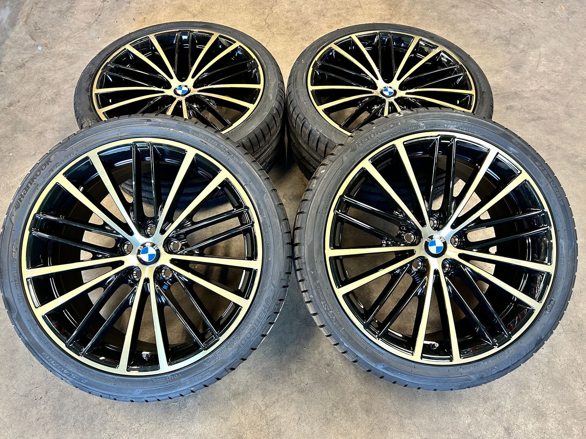 19 inch originele velgen + ☀️ | ❄️ banden BMW 3 4 serie 635