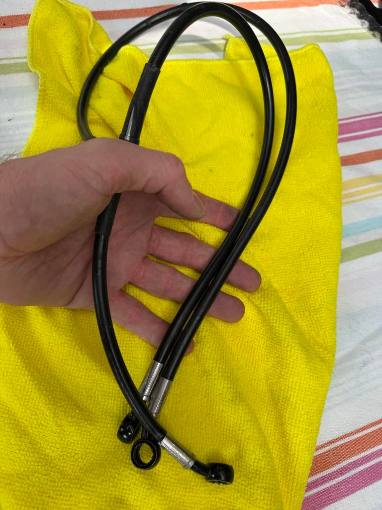Stalen remleiding Yamaha R1 2020 - Gebruikt, Ophalen of Verzenden, Gebruikt