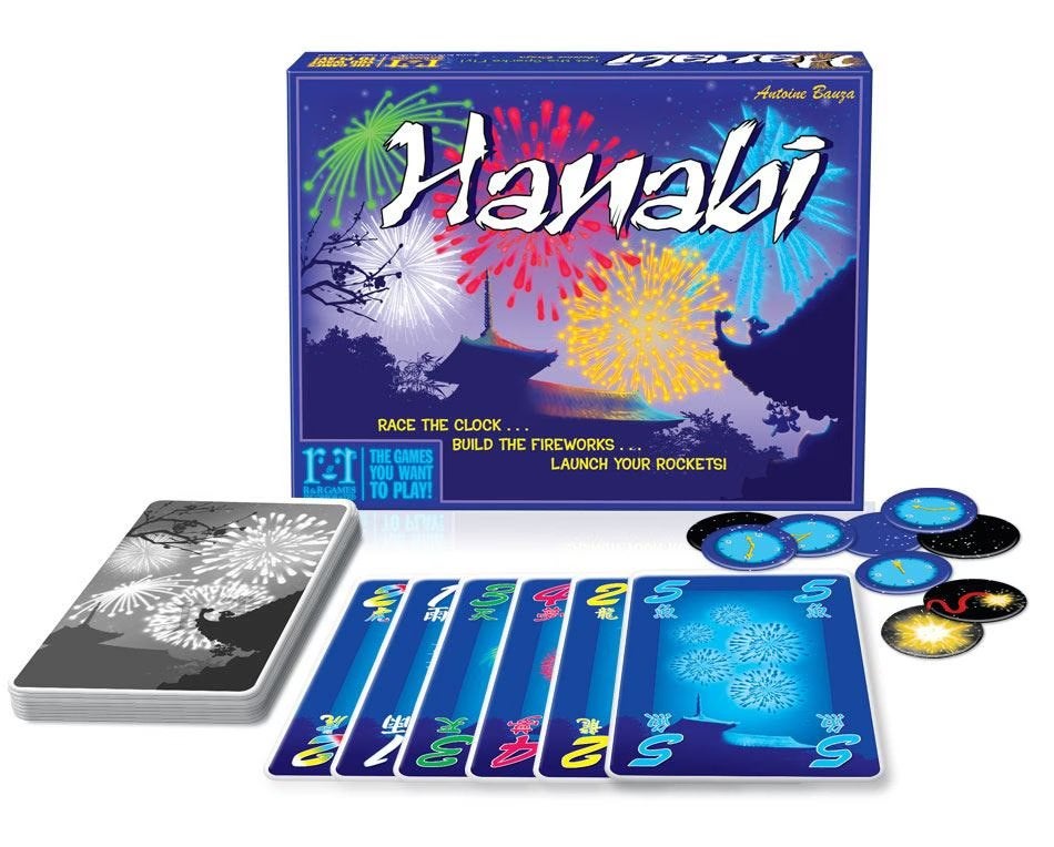 Hanabi, Een of twee spelers, Ophalen of Verzenden, Nieuw, R&R Games