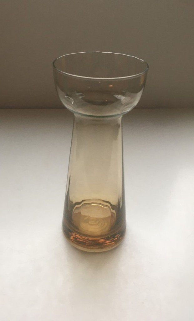 Hyacintglas, bollenglas, groen/bruin, Ophalen of Verzenden